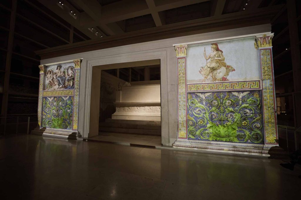rome night experience ara pacis
