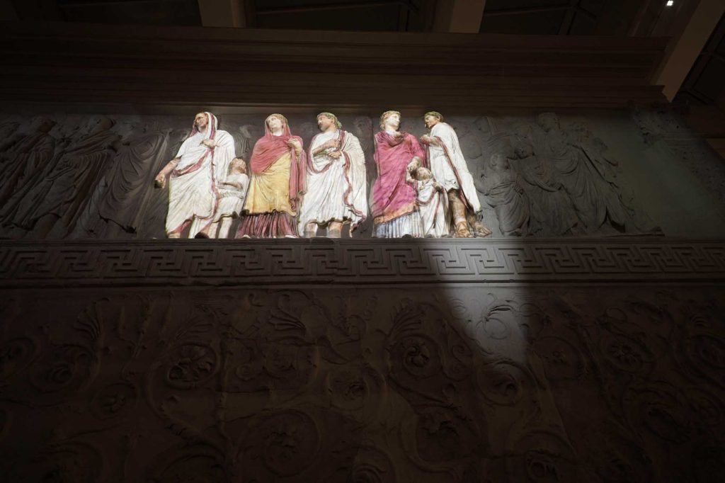 rome night experience ara pacis augustus